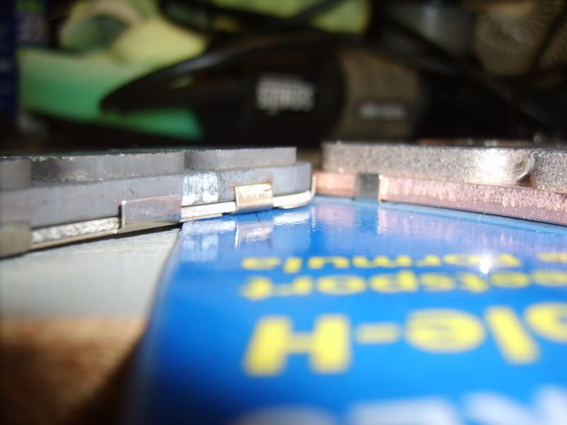 Honda vs. EBC rear brake pad comparison ST1300Brakes